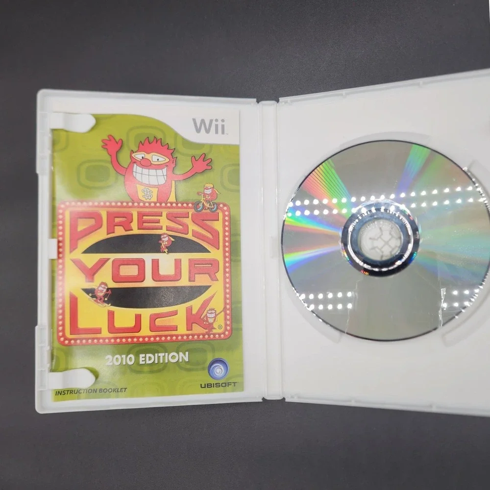 Nintendo Wii Games Press Your Luck 2010 Deal or No Deal Bundle Game Show Lot